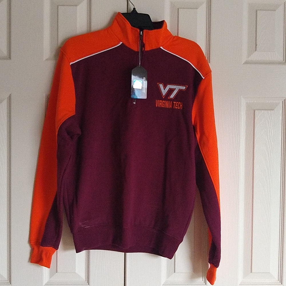 Virginia Tech 1/4 zip Sweatshirt Small